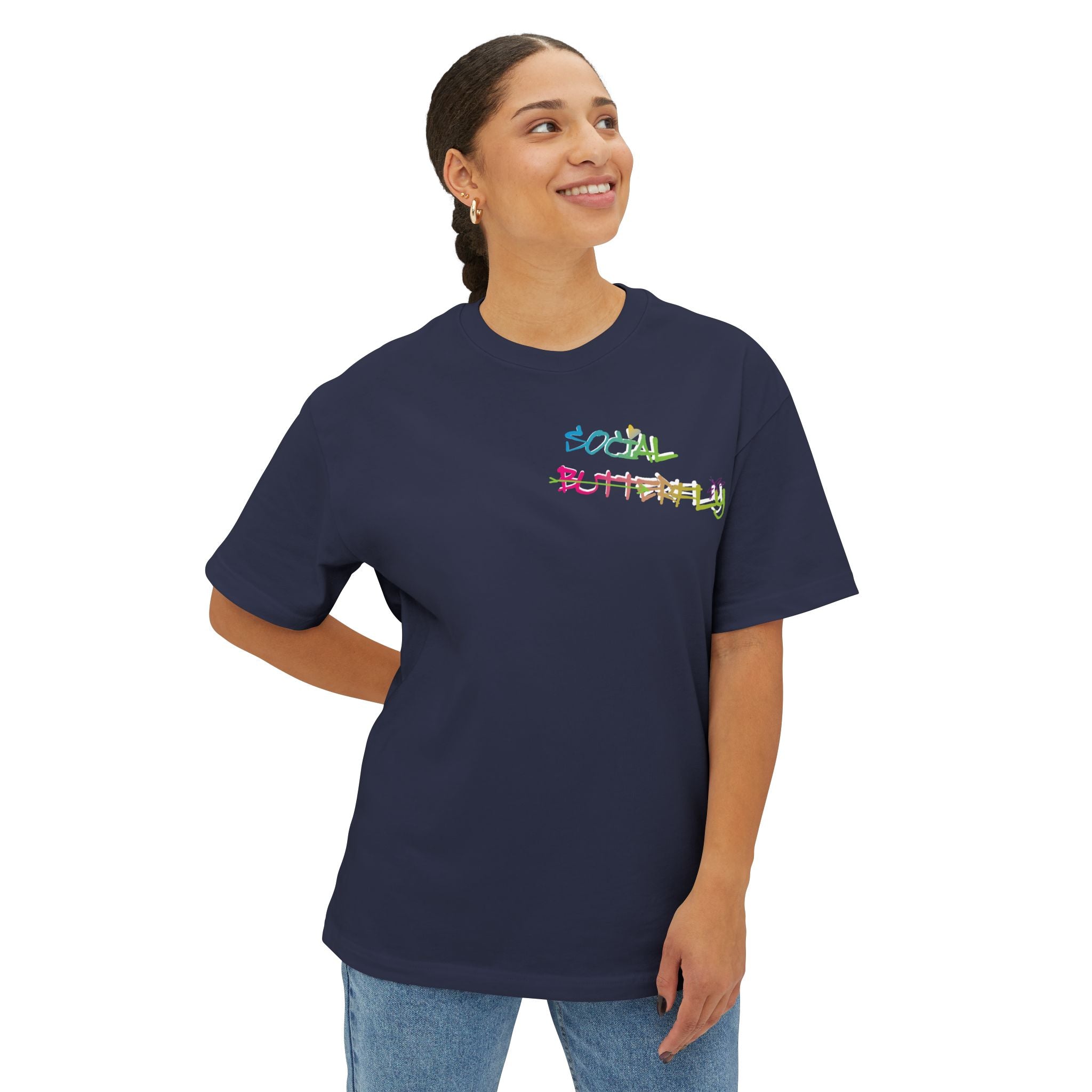 Social Butterfly Painted Tee | BVL Studios