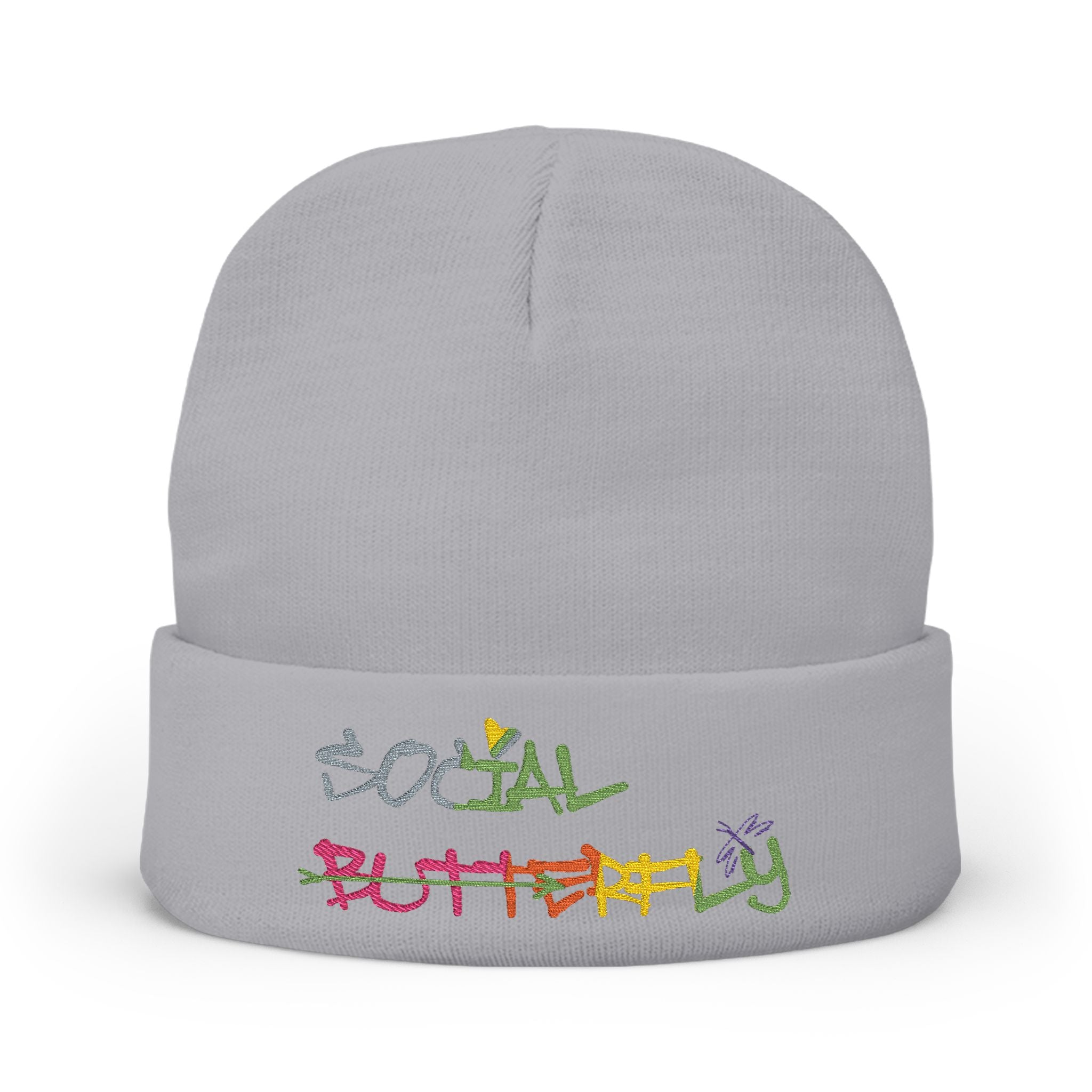 Social Butterfly Embroidered Beanie | BVL Studios