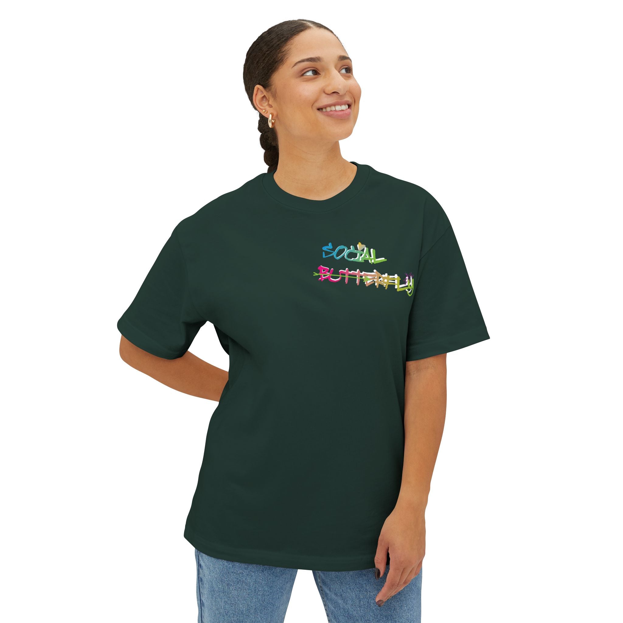Social Butterfly Painted Tee | BVL Studios