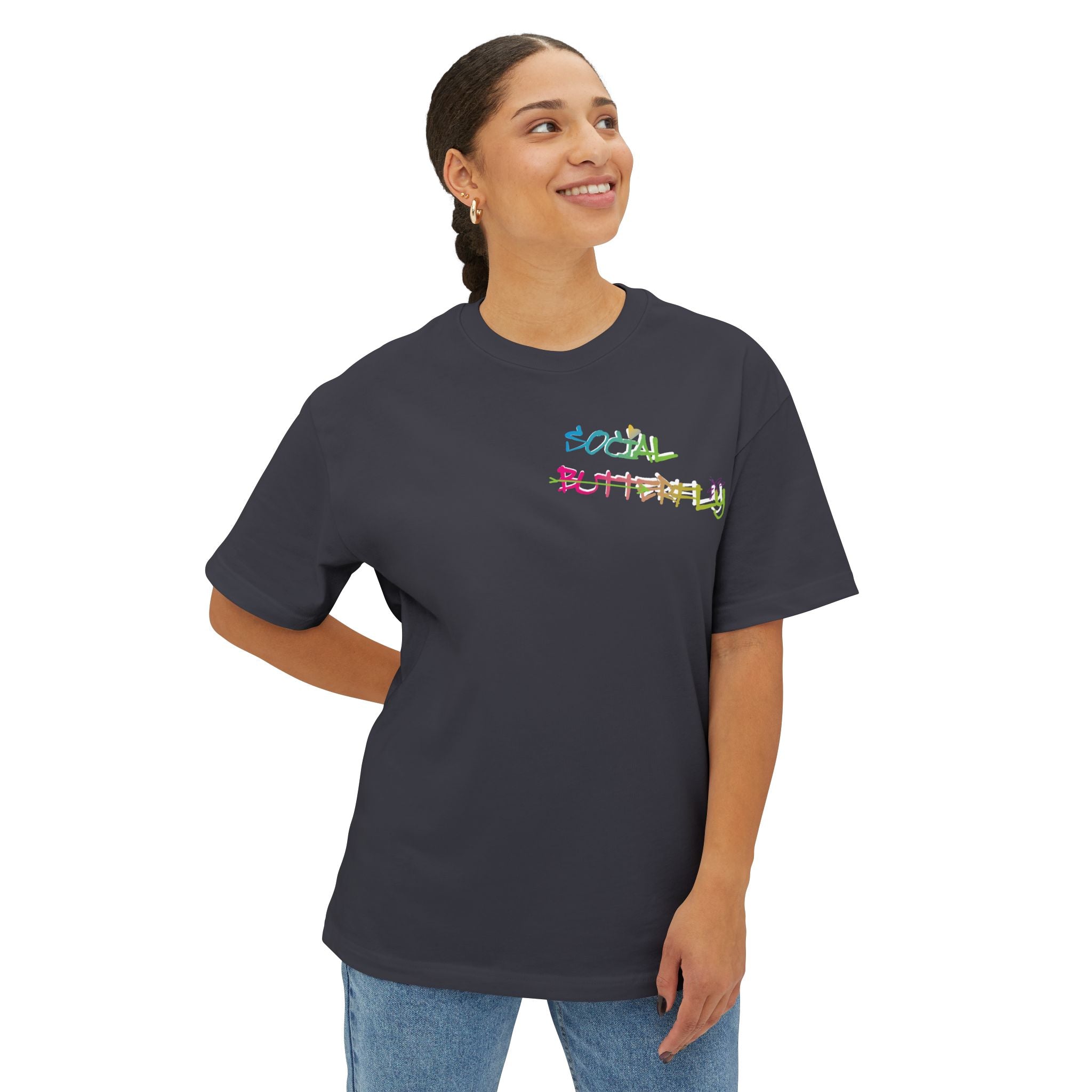 Social Butterfly Painted Tee | BVL Studios